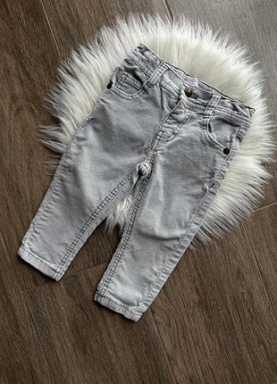 Штини вельветові, брюки для хлопчика 80 см