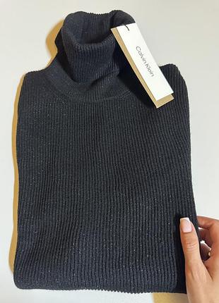 Гольф, водолазка, светр чорний жіночий calvin klein оригінал