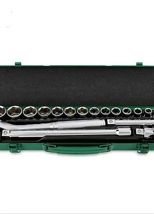 Набір головок з тріскачкою toptul 1/2" 18ед. gcad1821