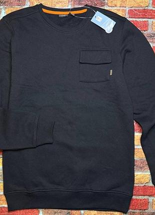 Арт.813 толстовка джемпер мужской черный теплый livergy.