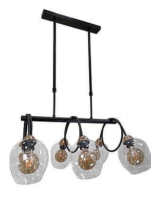 Люстра 752l7915-6 bk+cl