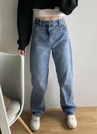 Джинси прямі труби bershka