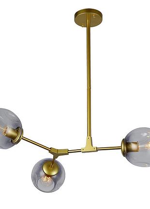 Люстра 752l7731-3 gd+bk