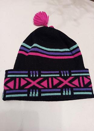 Трикотажна яскрава лижна шапка  loffler