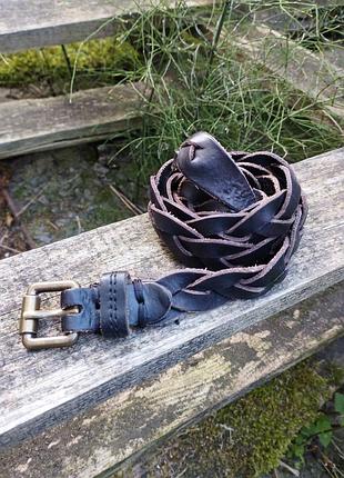 Ремень кожаный коса 22мм