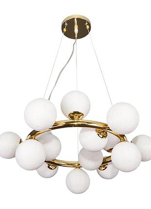 Люстра модерн 761j2029-15-s gd+wh