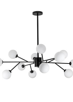 Люстра 7529806-12 bk+wh