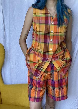 Шикарний вінтажний костюм betty barclay з льону