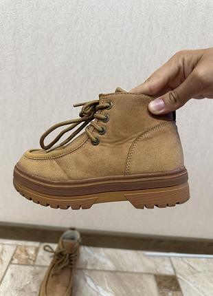 Sale❤️ черевики дитячі розмір 31 руді ботинки дитячі