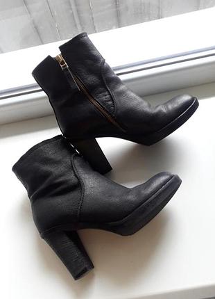 Кожаные люксовые ботинки fred de la bretoniere размер 37