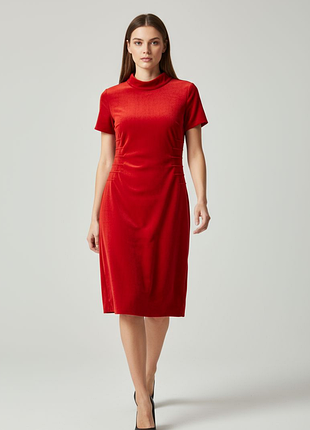 Платье красное базовое hobbs