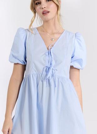 Сукня в блакитному кольорі