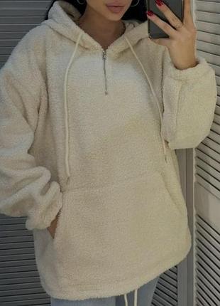 Теплая худи худи oversize