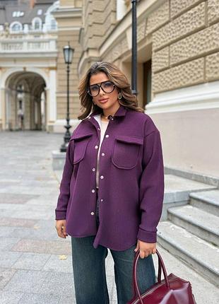 Женская стильна тёплая вельветова рубашка.сорочка