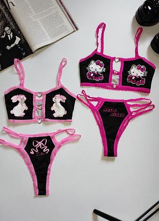 Белье принтованное hello kitty комплект