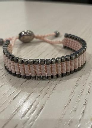 Срібний браслет links of london pink friendship bracelet