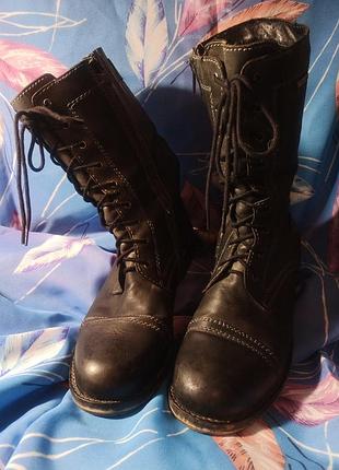 Кожаные ботинки gabor