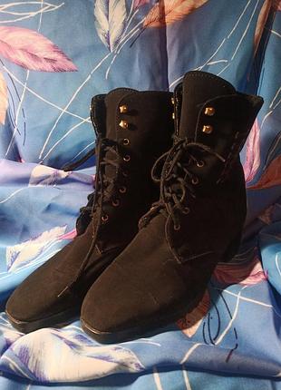 Итальянские ботинки из нубука