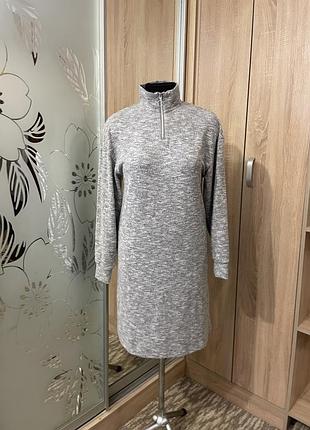 Чудова утеплена сукня міді, 46-48 розмір