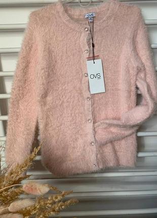 Кардиган на девочку зима