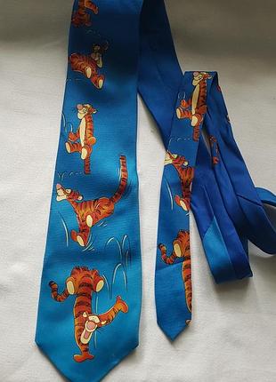 Галстук с тигром tigger из винни пуха