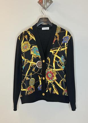 Кардиган вовна шовк франція 🇫🇷 вінтаж 80х prer-a-porter one size