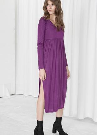 Эластичное платье &amp; other stories, оболденного цвета-фуксия