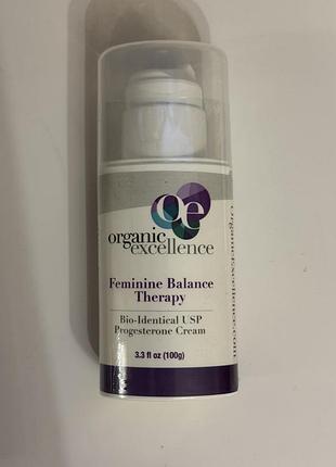 Крем біоідентичний прогестерон feminine balance therapy organic excellence