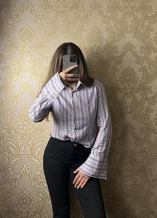 Сорочка жіноча від hawes & curtis🔥 із акцентними рукавами