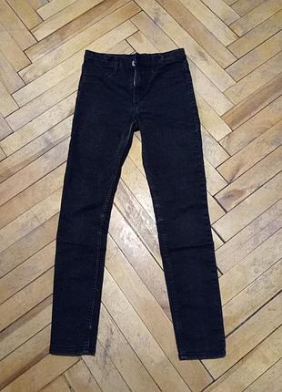 Джинсы черные для девочки