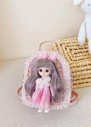 Рюкзак 82, 14х19х6, рожевий