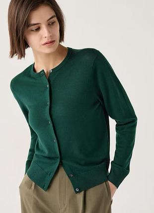 Шерстяной кардиган uniqlo