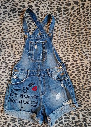 Новий джинсовий комбінезон для дівчинки