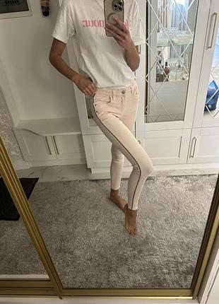 Рожеві італійські джинси joleen