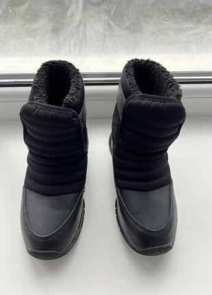 Черевики, дутики, чоботи, снігоходи, чобітки дитячі puma nieve boot winter ac ps black 380745-03, оригінал, eur29/ботинки, снегоходы, дутики