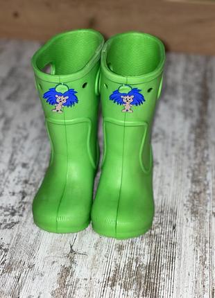 Сапожки в стилі crocs