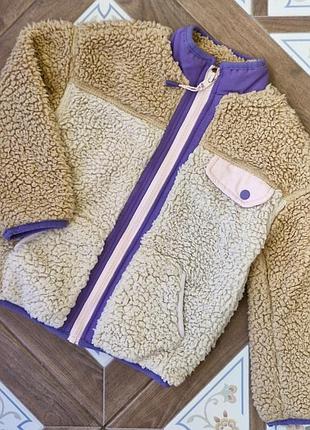 Куртка демисезонная шерпа для девочки от m&amp;s