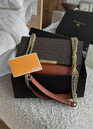 Женская брендированная кожаная сумочка мк❤️
