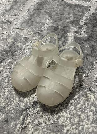 Дитячі прозорі басоніжки zara 😍