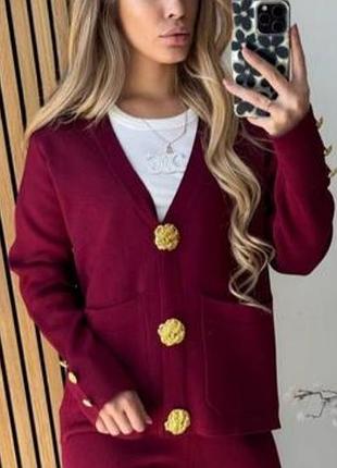 Кардиган метал гудзики