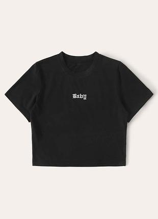 Черный базовый топ romwe