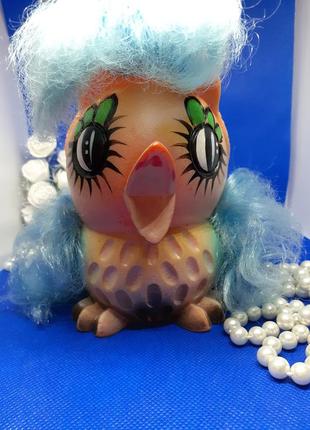 Птенчик днепропетровский в кепке резиновая мягкая игрушка ссср советская птичка