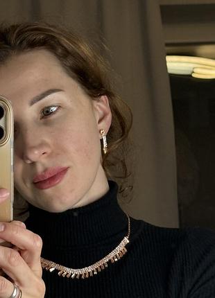 Набір прикрас польє з сережками