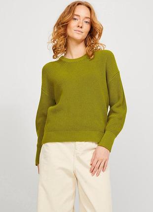 Зелений зимовий жіночий джемпер з бавовни jjxx