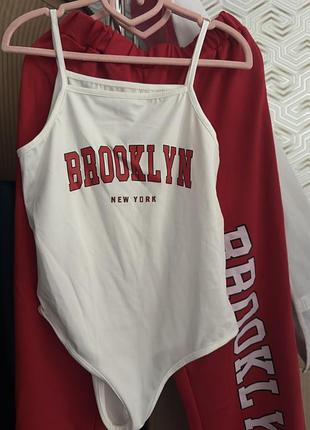 Костюм з боді стильний та комфортний на зріст 150