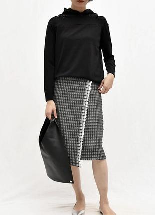 Твидовая юбка на запах dorothee schumacher