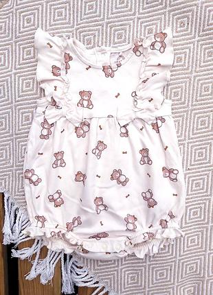 Волшебный боди, ромпер на девочку 6-9 месяцев 🧸