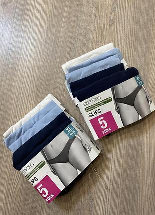 Бавовняні труси набір 5 шт esmara