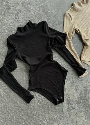 Боді з довгим рукавом