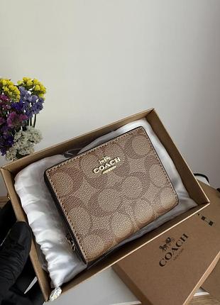 Гаманець coach snap wallet ❤️🤎 в наявності ✅ чудово на подарунок 🎁